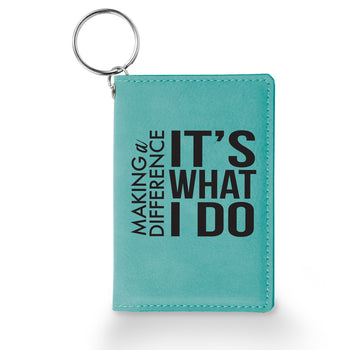 Making A Difference Keychain ID Holder