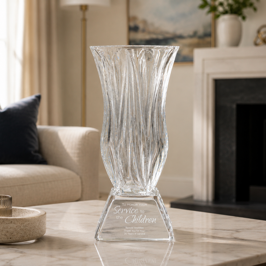 Legacy Trophy Crystal Vase