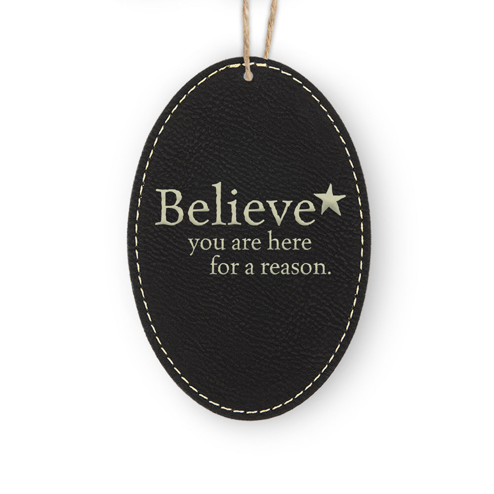 Believe Rustic Ornament