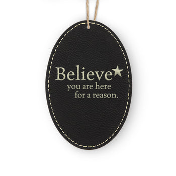 Believe Rustic Ornament