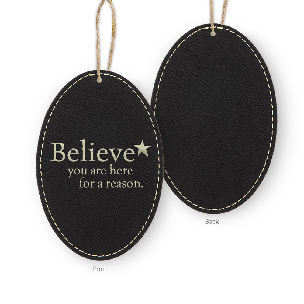 Believe Rustic Ornament