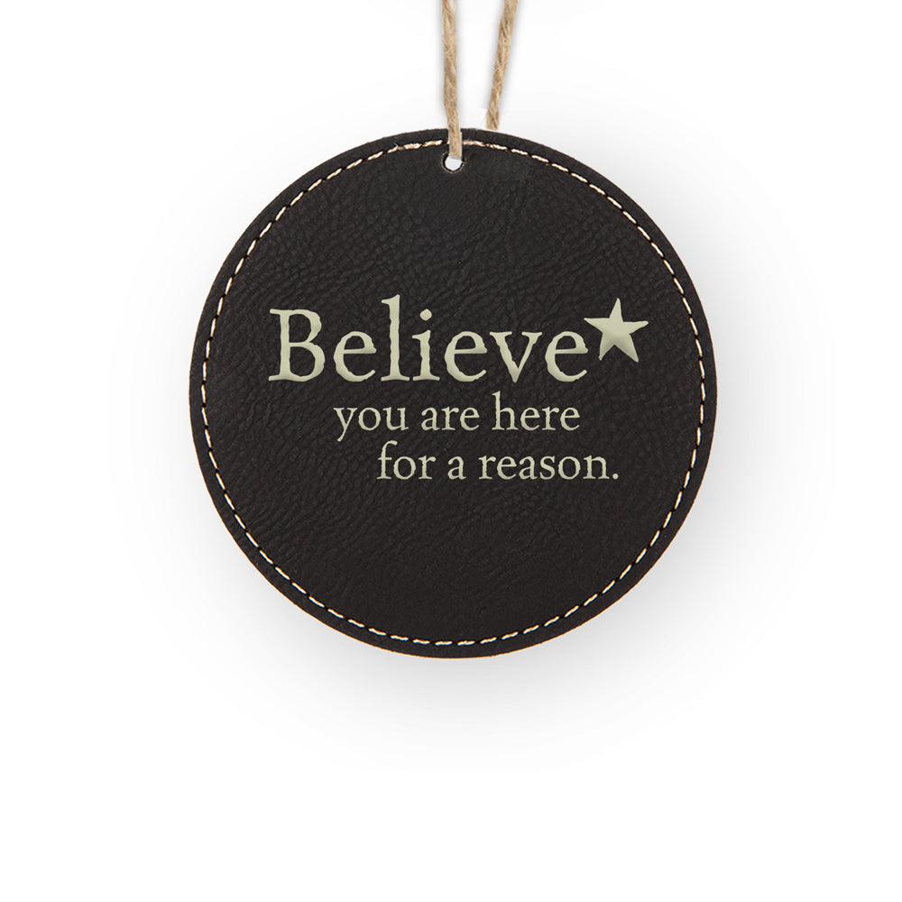 Believe Rustic Ornament