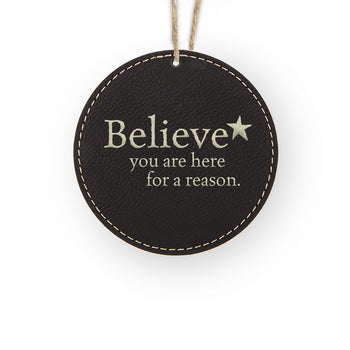 Believe Rustic Ornament