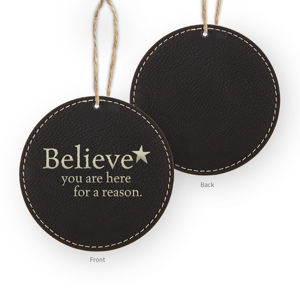Believe Rustic Ornament