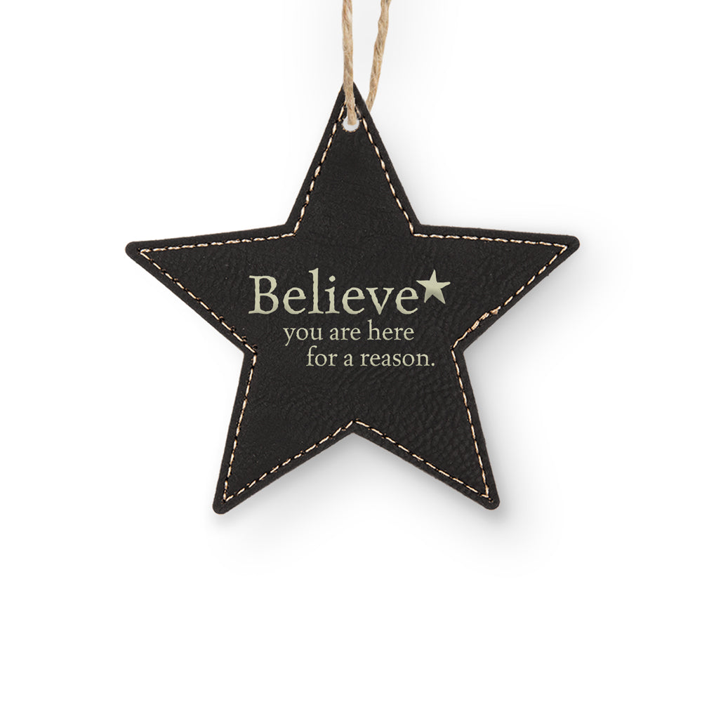 Believe Rustic Ornament