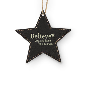 Believe Rustic Ornament