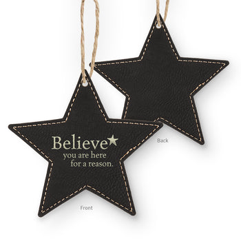 Believe Rustic Ornament