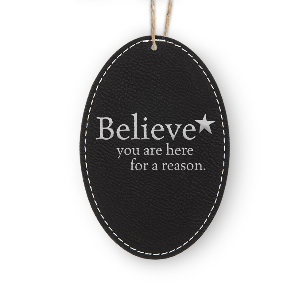 Believe Rustic Ornament