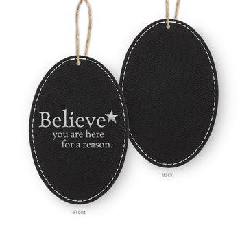 Believe Rustic Ornament