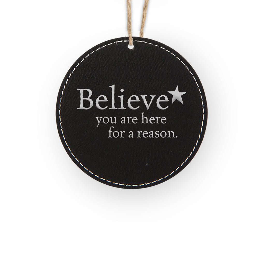 Believe Rustic Ornament