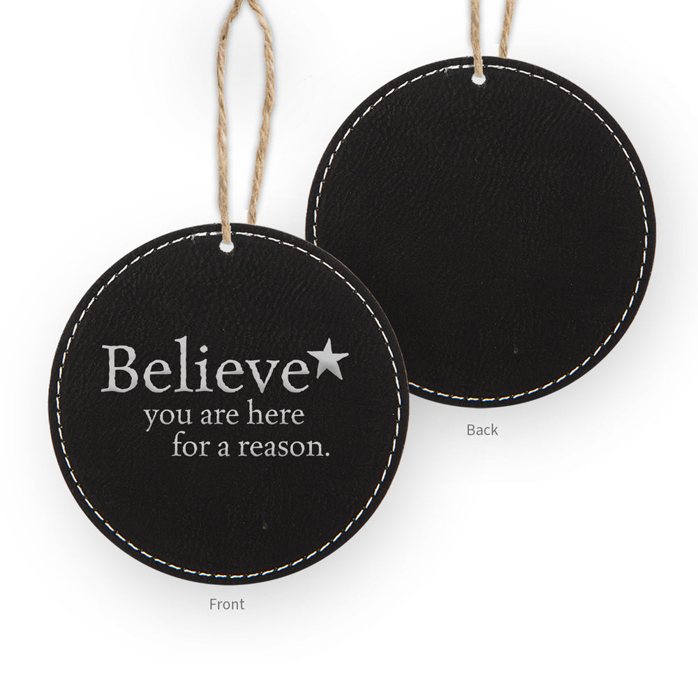 Believe Rustic Ornament