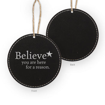 Believe Rustic Ornament