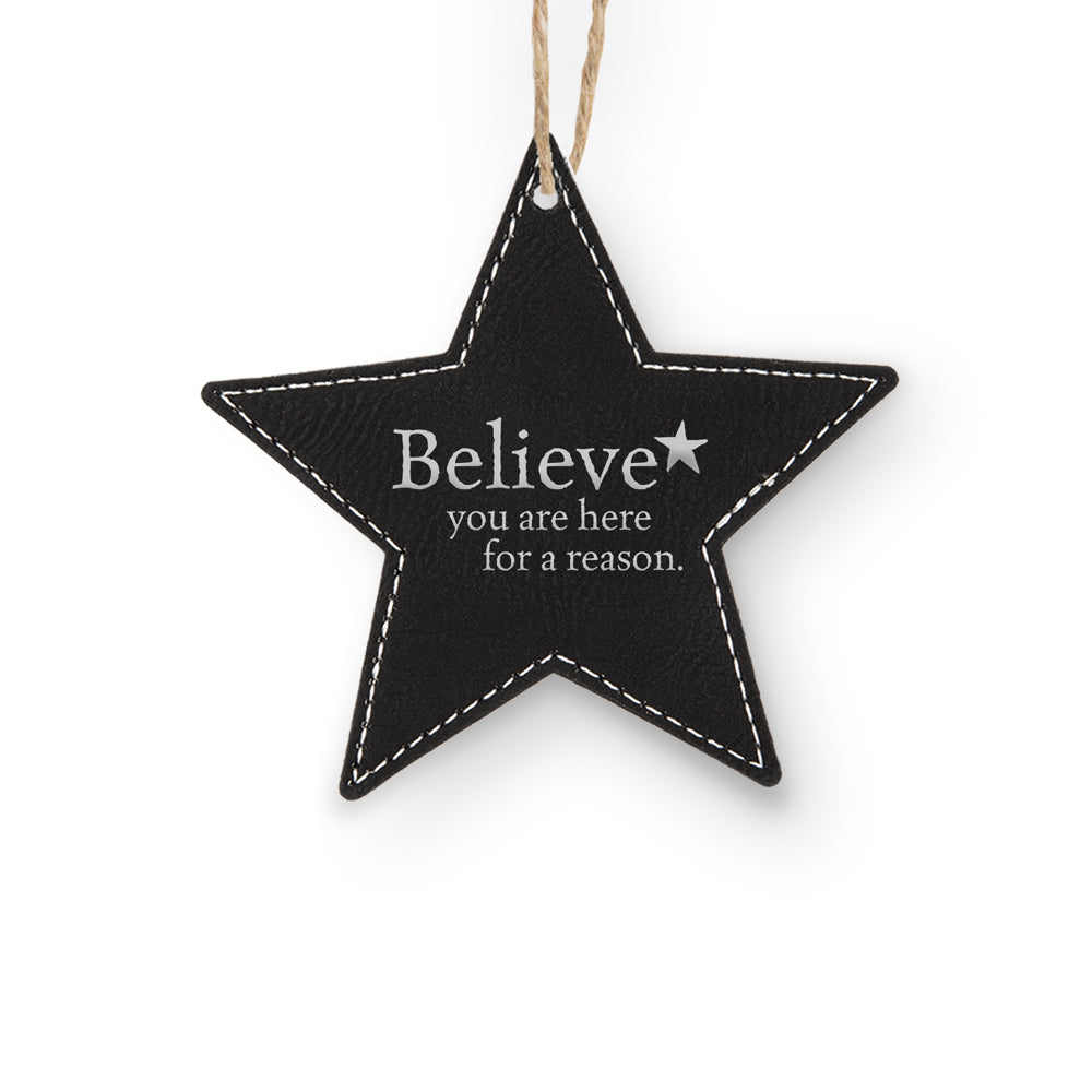 Believe Rustic Ornament
