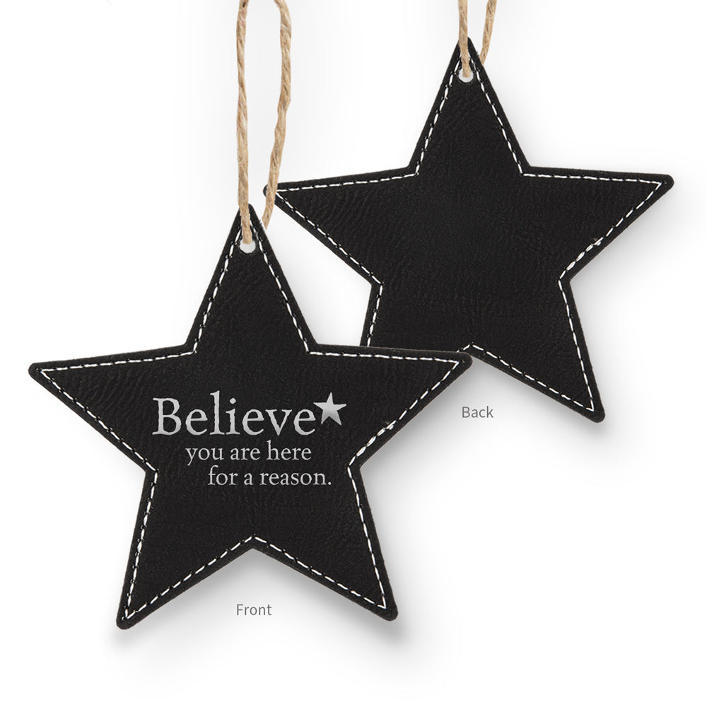 Believe Rustic Ornament
