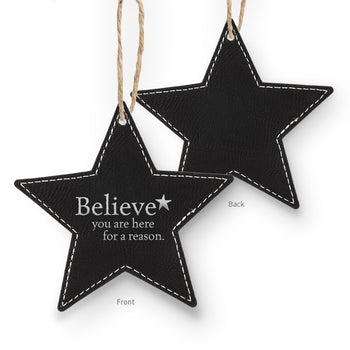 Believe Rustic Ornament