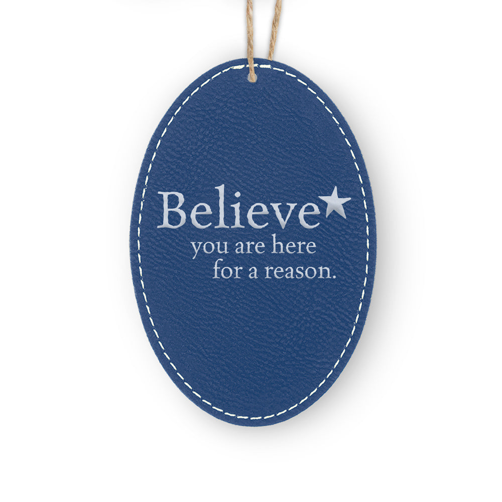 Believe Rustic Ornament