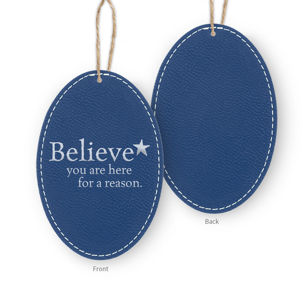 Believe Rustic Ornament
