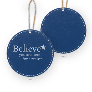 Believe Rustic Ornament