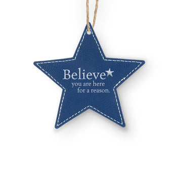 Believe Rustic Ornament
