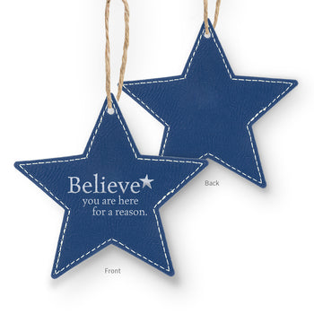 Believe Rustic Ornament