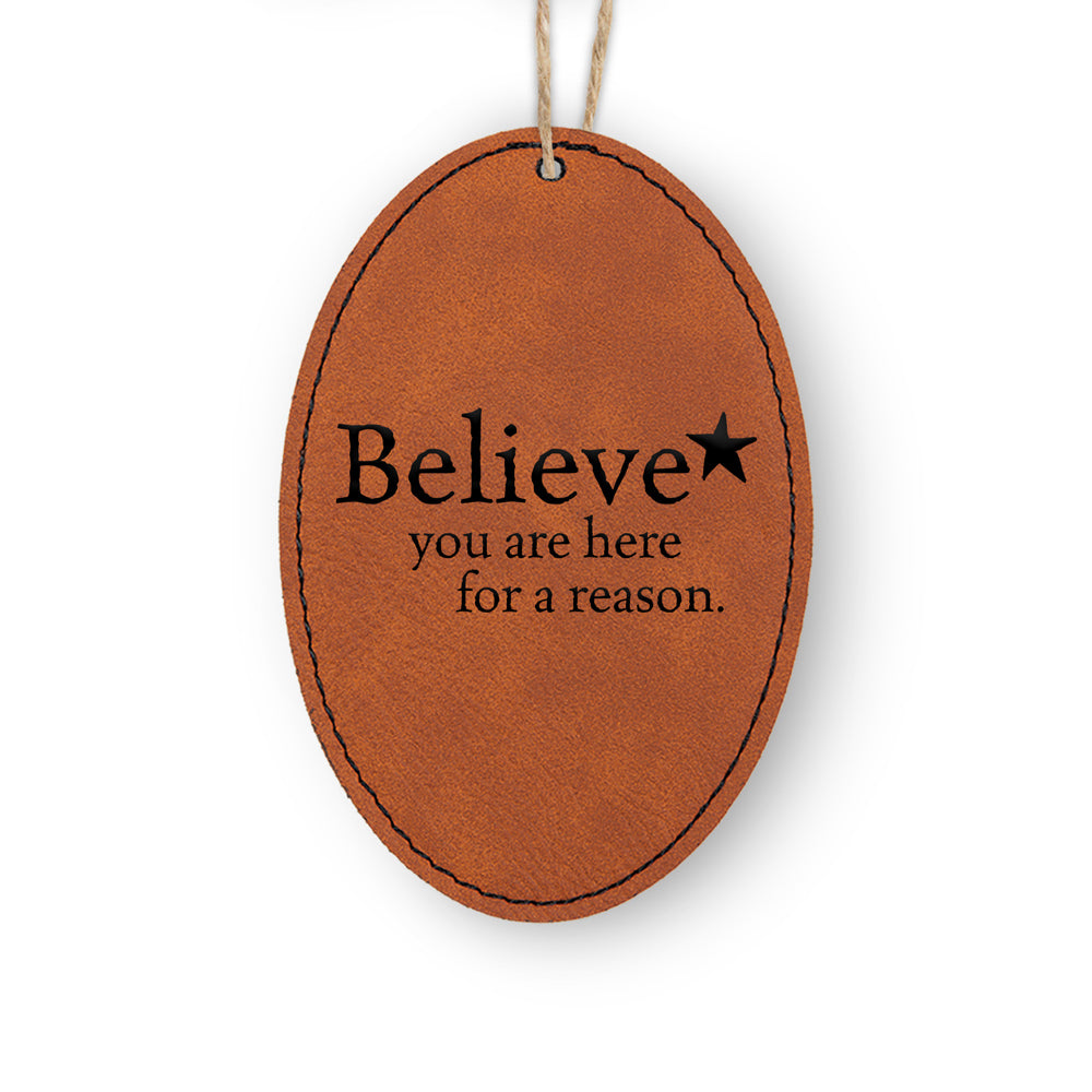 Believe Rustic Ornament