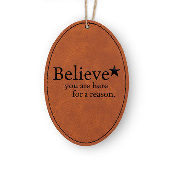 Believe Rustic Ornament