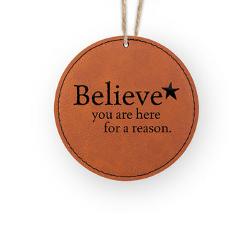 Believe Rustic Ornament