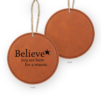 Believe Rustic Ornament