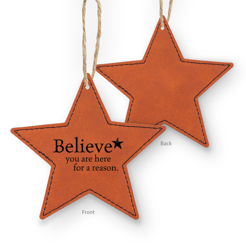 Believe Rustic Ornament