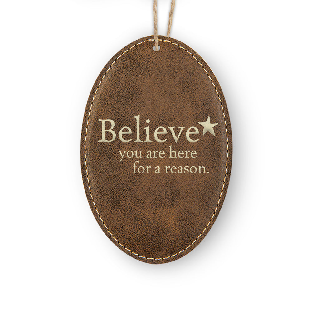 Believe Rustic Ornament
