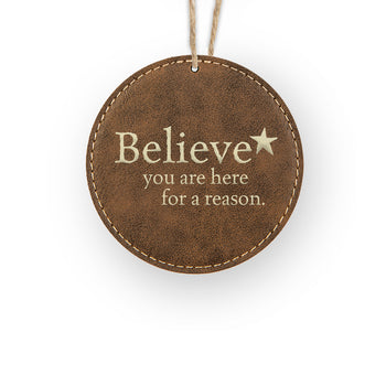 Believe Rustic Ornament