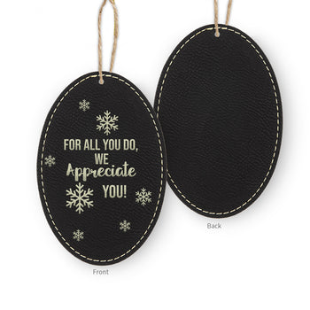 We Appreciate You Rustic Ornament