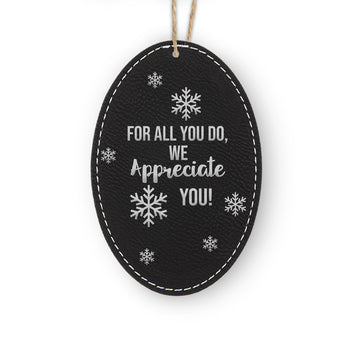 We Appreciate You Rustic Ornament