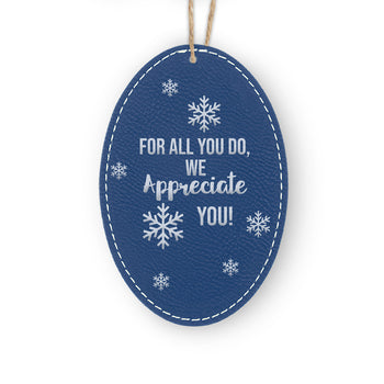 We Appreciate You Rustic Ornament