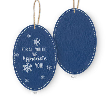 We Appreciate You Rustic Ornament