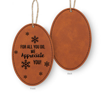 We Appreciate You Rustic Ornament
