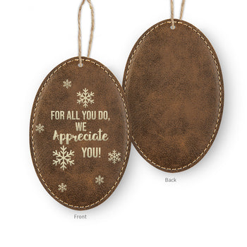 We Appreciate You Rustic Ornament