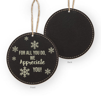 We Appreciate You Rustic Ornament