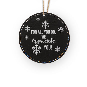 We Appreciate You Rustic Ornament