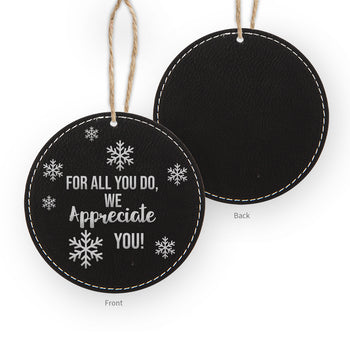 We Appreciate You Rustic Ornament