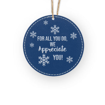We Appreciate You Rustic Ornament