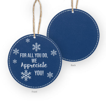 We Appreciate You Rustic Ornament