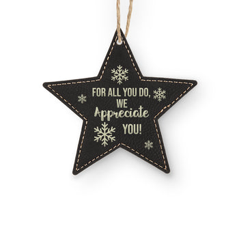 We Appreciate You Rustic Ornament