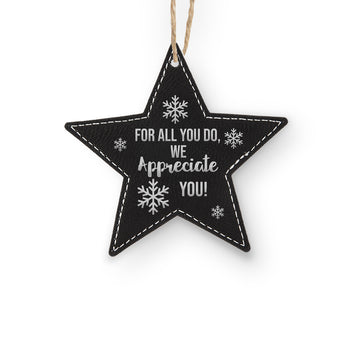 We Appreciate You Rustic Ornament