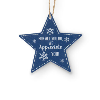 We Appreciate You Rustic Ornament