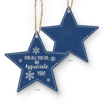We Appreciate You Rustic Ornament