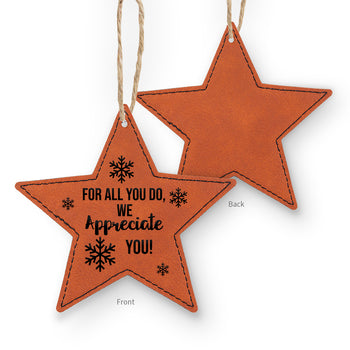 We Appreciate You Rustic Ornament