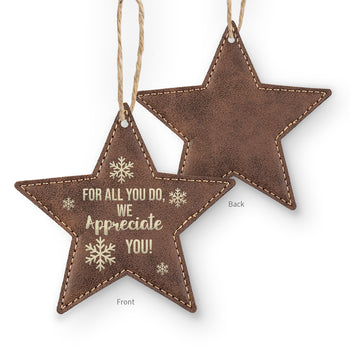 We Appreciate You Rustic Ornament