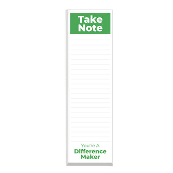 Take Note: You’re A Difference Maker Notepad