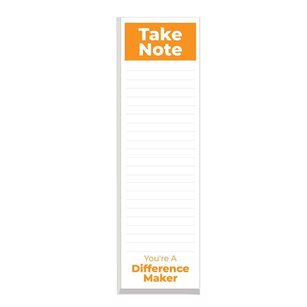 Take Note: You’re A Difference Maker Notepad